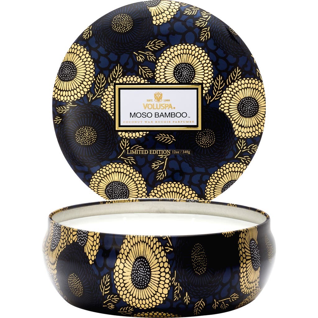 Voluspa Moso Bamboo 3-wick Candle In Moso Bamboo