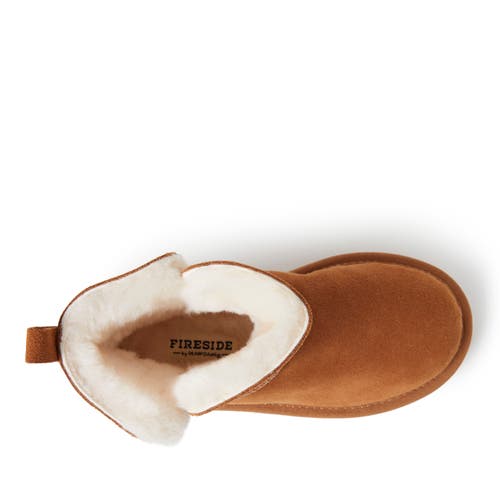 DEARFOAMS DEARFOAMS KIDS' FIRESIDE BUNBURY GENUINE SHEARLING BOOT