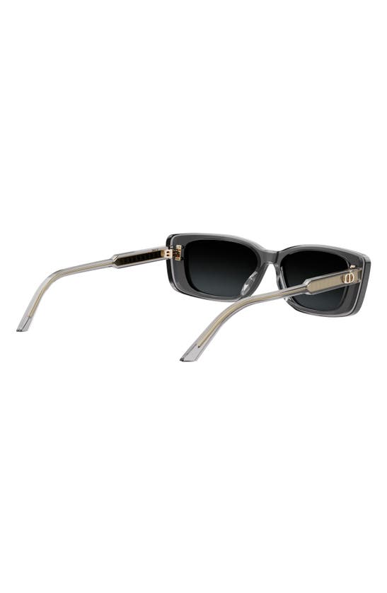 Shop Dior ‘highlight S2i 53mm Rectangular Sunglasses In Grey/ Other / Gradient Smoke