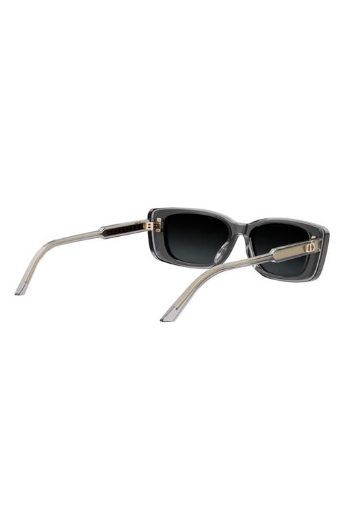 Shop Dior ‘highlight S2i 53mm Rectangular Sunglasses In Grey/other/gradient Smoke