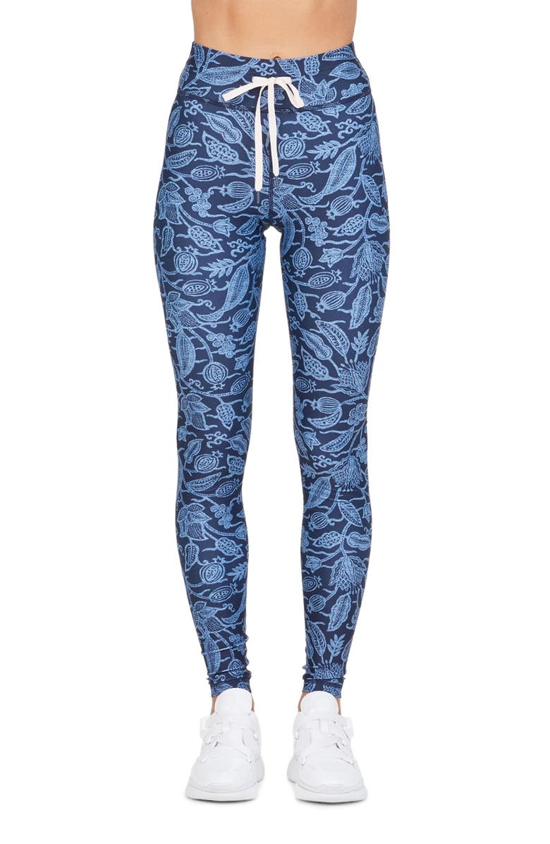 THE UPSIDE Batik Yoga Pants, Main, color, FLORAL