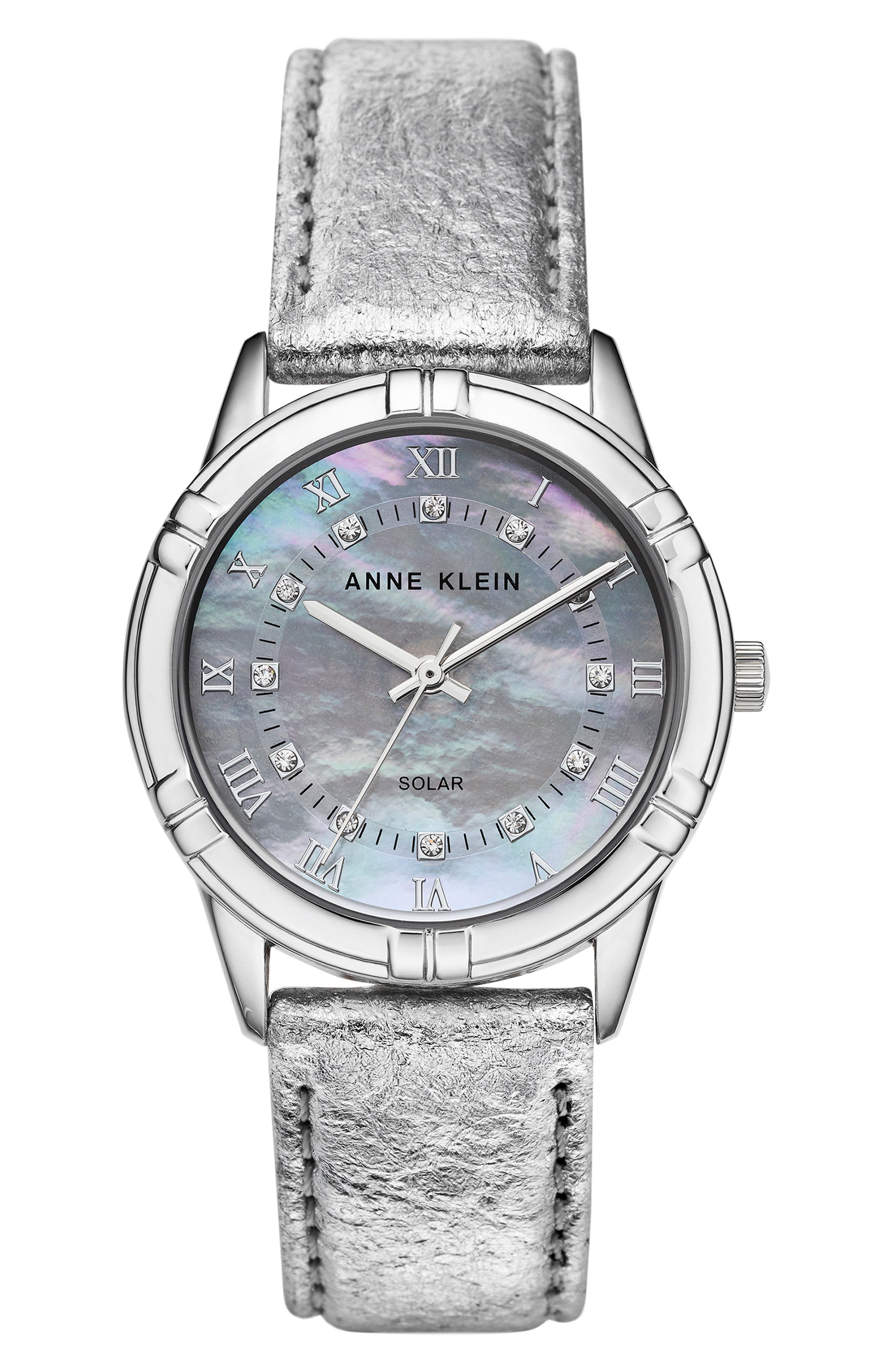 anne klein solar watch