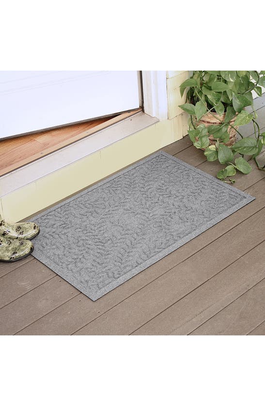 Bungalow Flooring Waterhog Boxwood Floor Mat In Medium Gray