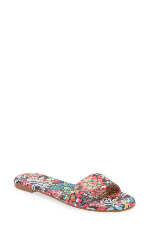 Lilly Pulitzer® Emery Floral Slide Sandal in Multi Feeling Fintastic