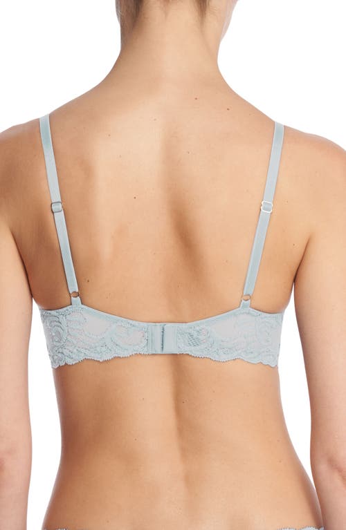 Natori Feathers Plunge T-shirt Bra In Blue Pearl