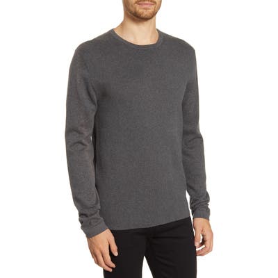 French Connection Milano Regular Fit Crewneck Sweater, Black