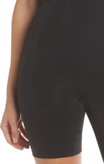 Spanx Reversible Open Bust Mid-thight Shapewear-10048R Shape-Black