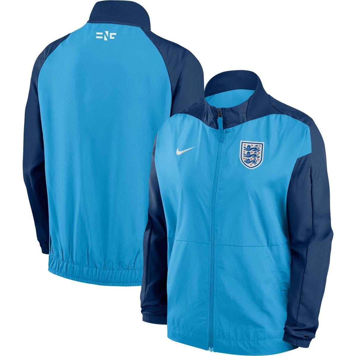 Nike Women's Nike Blue England Women's National Team 2023 Anthem Raglan