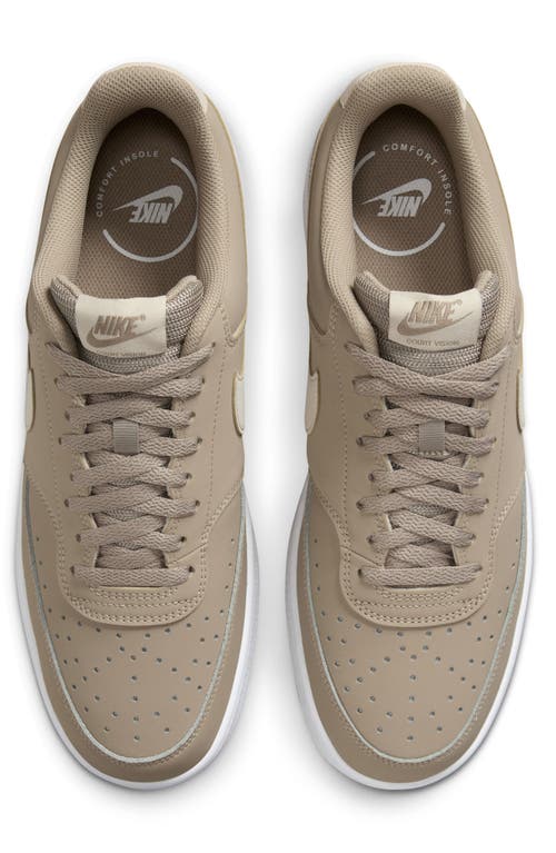 Shop Nike Court Vision Low Sneaker (men)<br /> In Khaki/sanddrift/white