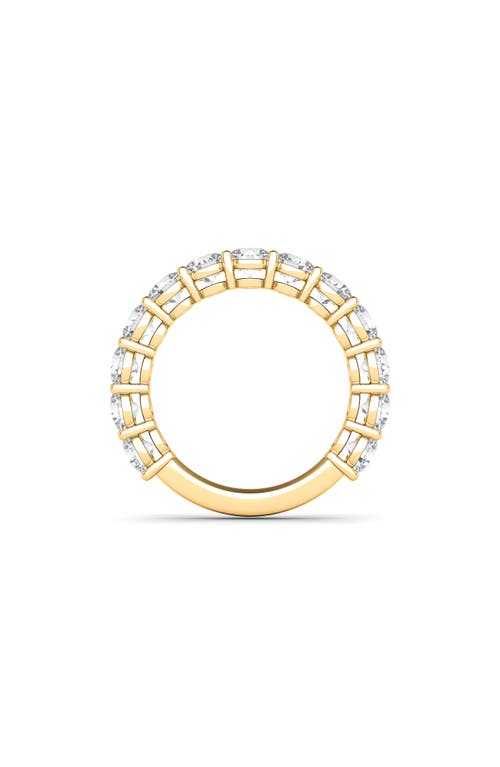 Hautecarat Lab Created Diamond Eternity Ring In Yellow Gold