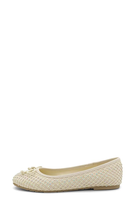 Reaction Kenneth Cole Elstree Mesh Ballet Flat In Porcelain