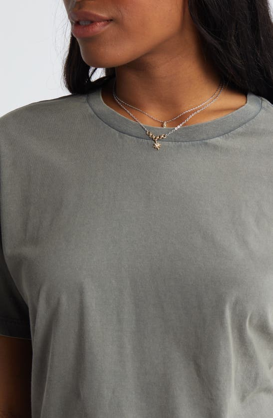 Shop Bp. Oversize Cotton T-shirt In Grey Pearl