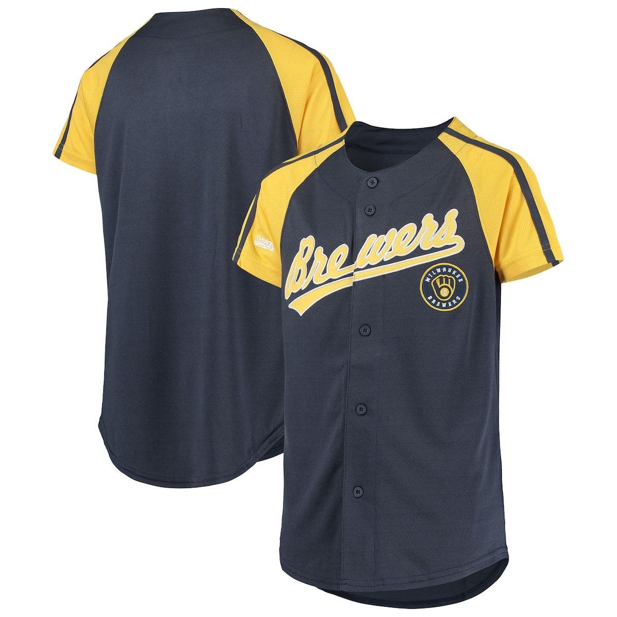 milwaukee brewers navy jersey