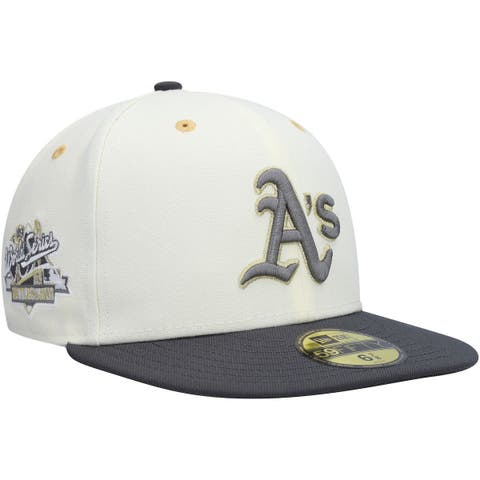New Era Men's New Era Light Blue/Charcoal Oakland Athletics Two-Tone Color  Pack 59FIFTY Fitted Hat