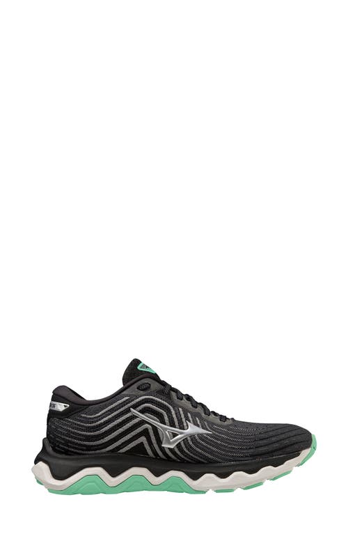 Mizuno Wave Horizon 6 Running Shoe In Iron Gate-silver