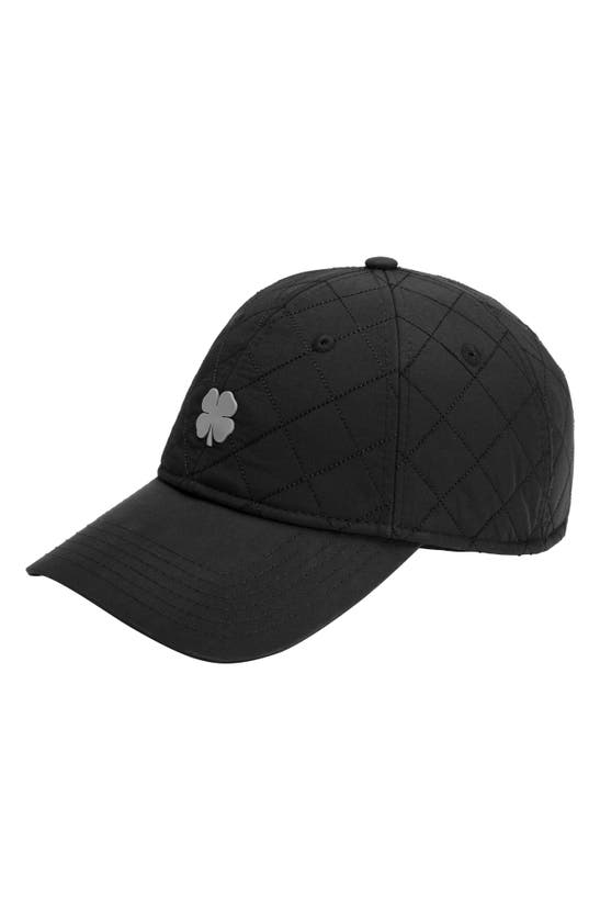 Shop Black Clover Quilted Luck Baseball Cap In Black