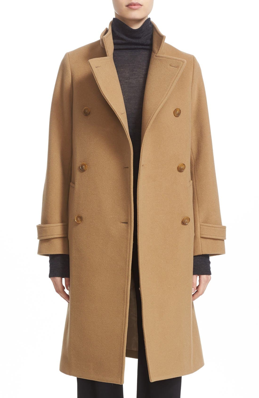 Vince Stand Collar Wool & Cashmere Trench Coat Nordstrom