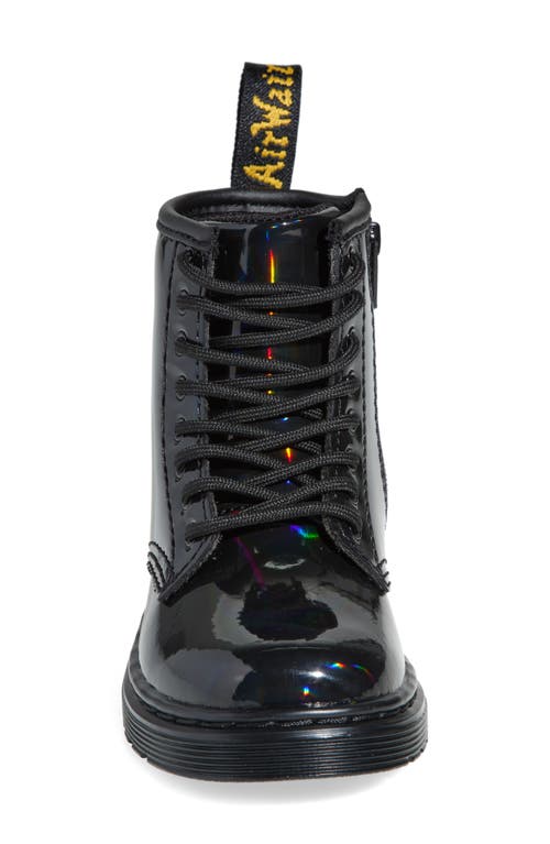 Shop Dr. Martens' Dr. Martens Kids' 1460 Black Rainbow Boot In Rainbow Patent