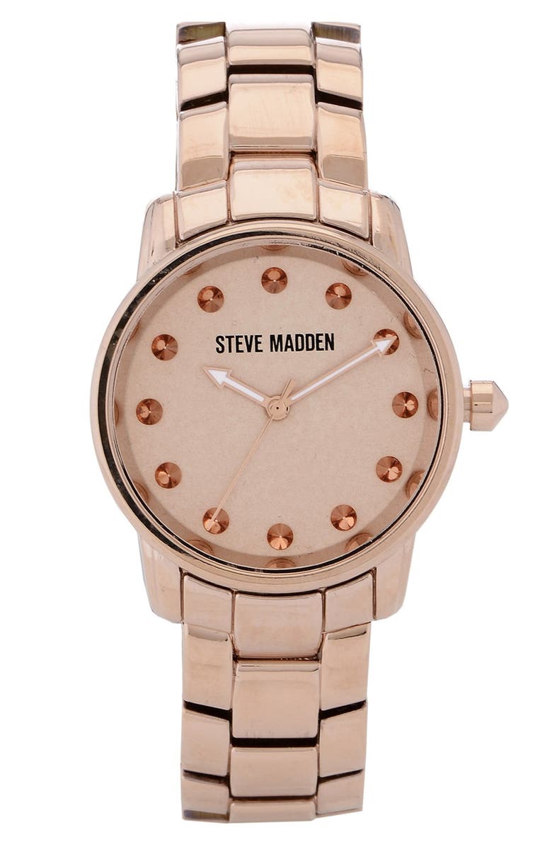 Steve Madden Spike Index Bracelet Watch, 35mm | Nordstrom