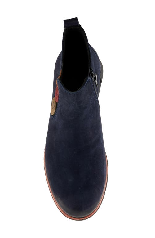 Spring Step Katana Bootie In Navy Nubuck
