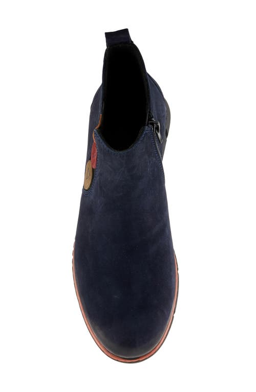 Shop Spring Step Katana Bootie In Navy Nubuck