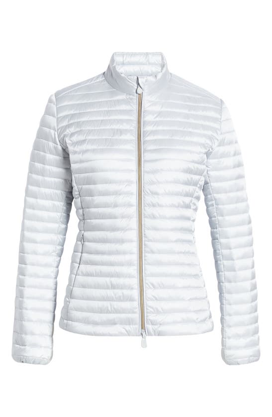 Shop Save The Duck Andreina Water Resistant Puffer Jacket In Crystal Grey