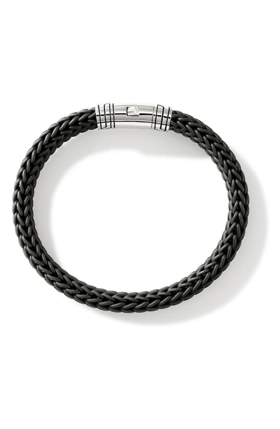 Shop John Hardy Woven Bracelet In Black