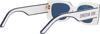 DiorPacific S1U Blue Square Sunglasses
