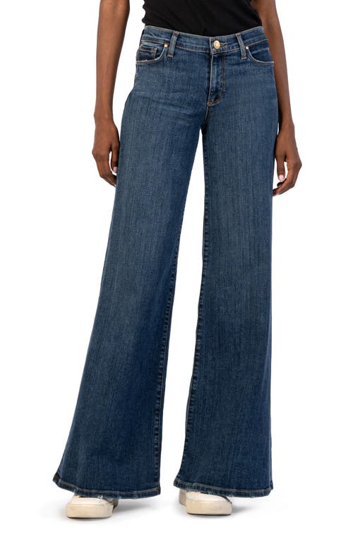 Margo Mid Rise Wide Leg Jeans in Quality