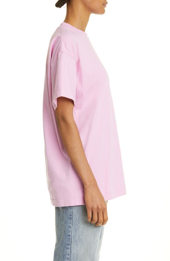 BALENCIAGA BALENCIAGA EMBROIDERED LOGO COTTON T-SHIRT