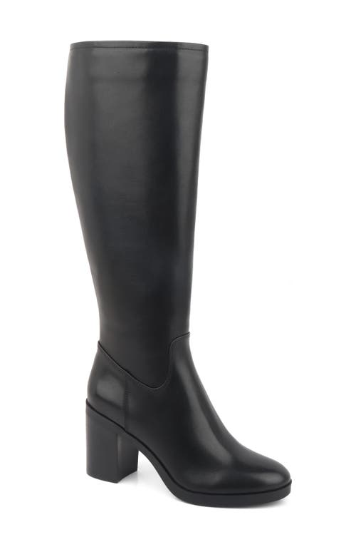 Kenneth Cole New York Veronica Knee High Boot Black Leather at Nordstrom,