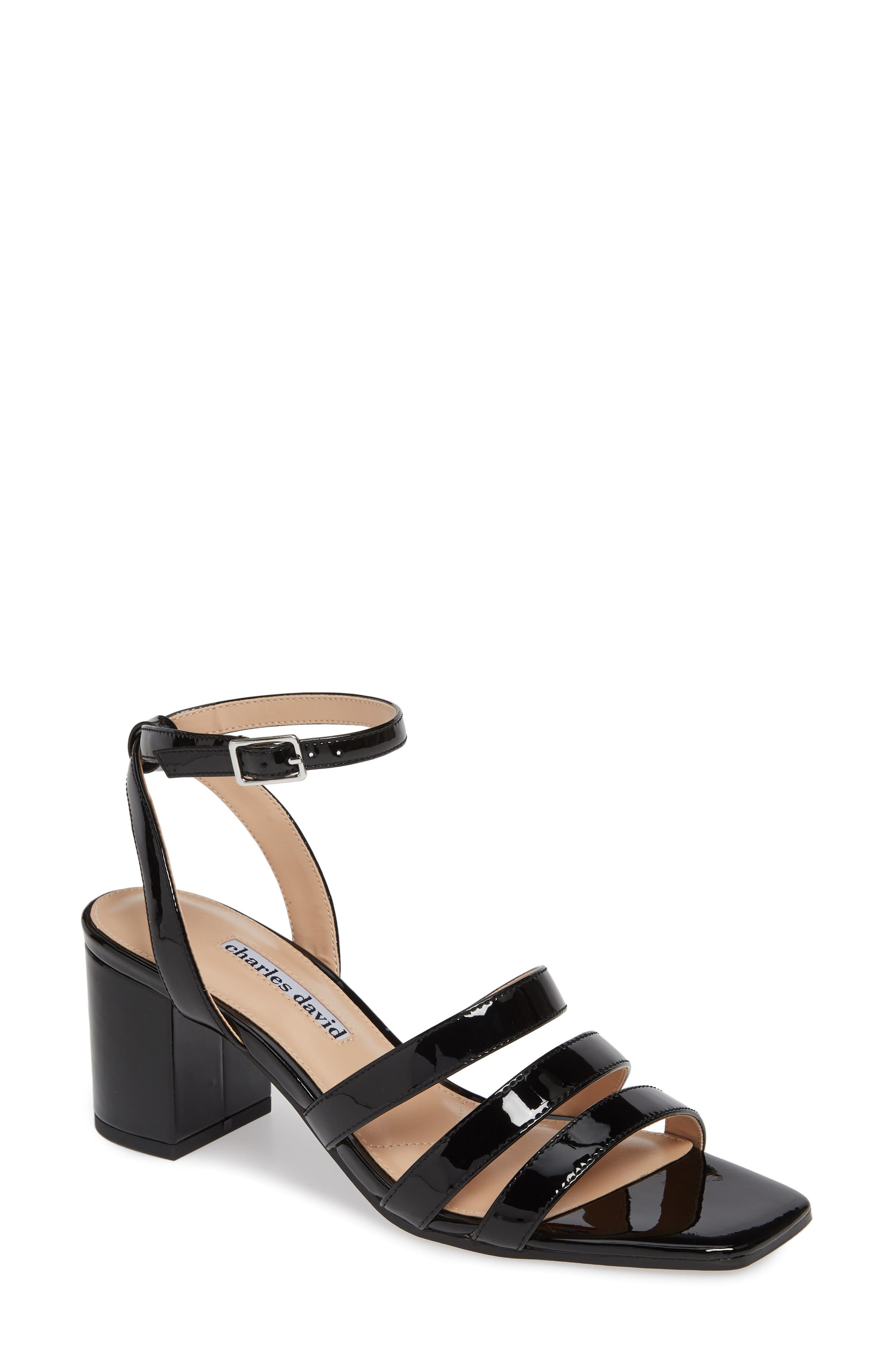 charles david strappy heels