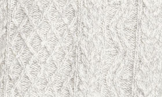 cable mock neck sweater