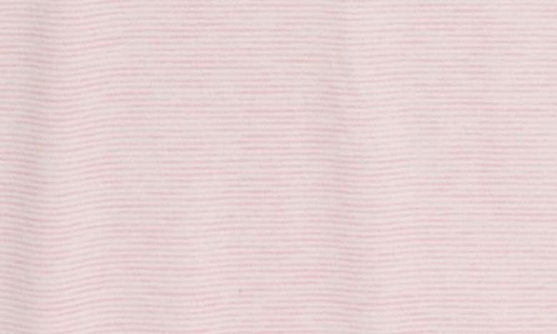 Shop Johnston & Murphy Kids' Micro Stripe Polo In Pink