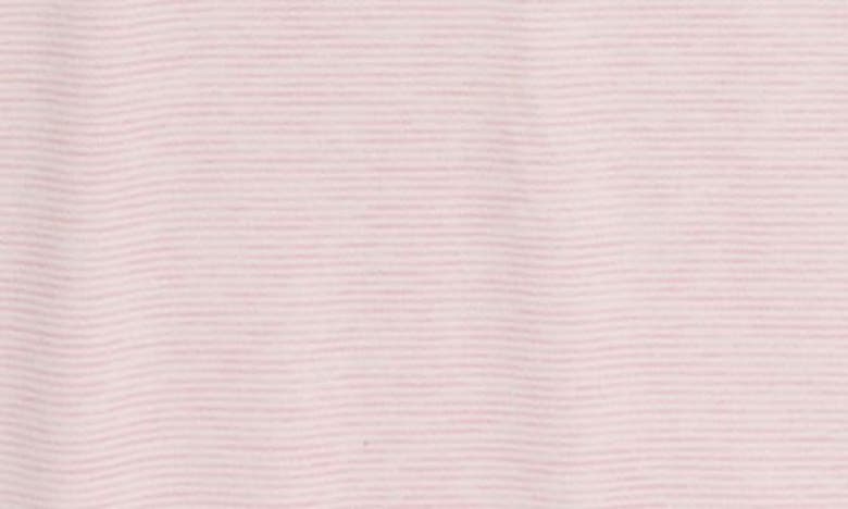 Johnston & Murphy Kids' Micro Stripe Polo In Pink