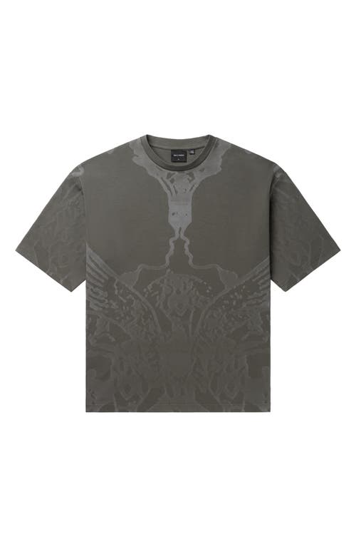 DAILY PAPER Secret Rhythm Oversize Cotton Graphic T-Shirt Chimera Green at Nordstrom,