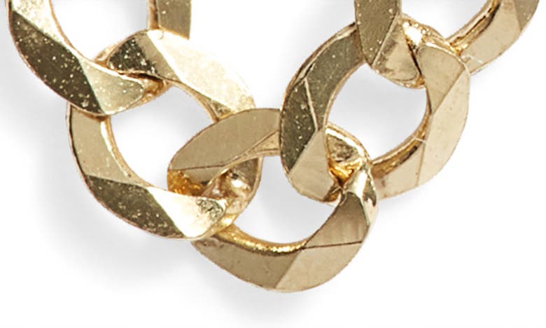 Shop Poppy Finch Baby Dumbbell Chain Earrings In 14k Yellow Gold