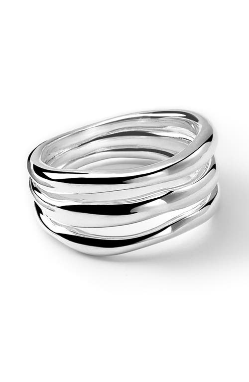 Ippolita Glamazon Triple Band Ring in Silver