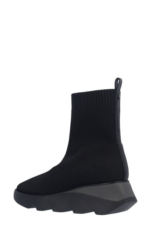 L'amour Des Pieds Hindly Knit Bootie In Black