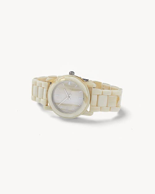 Machete Mono Watch In Alabaster