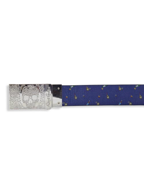 Shop Robert Graham Cosmonaut Reversible Belt In Black