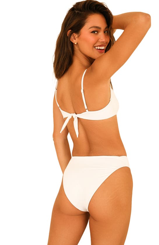 Shop Dippin Daisys Seashore High Waist Cheeky Bikini Bottom In White