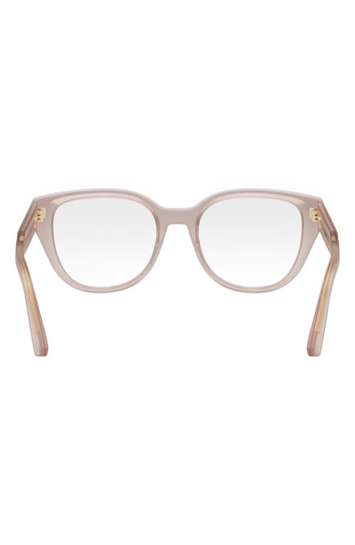 Dior Signature S6i Square Glasses In Shiny Pink