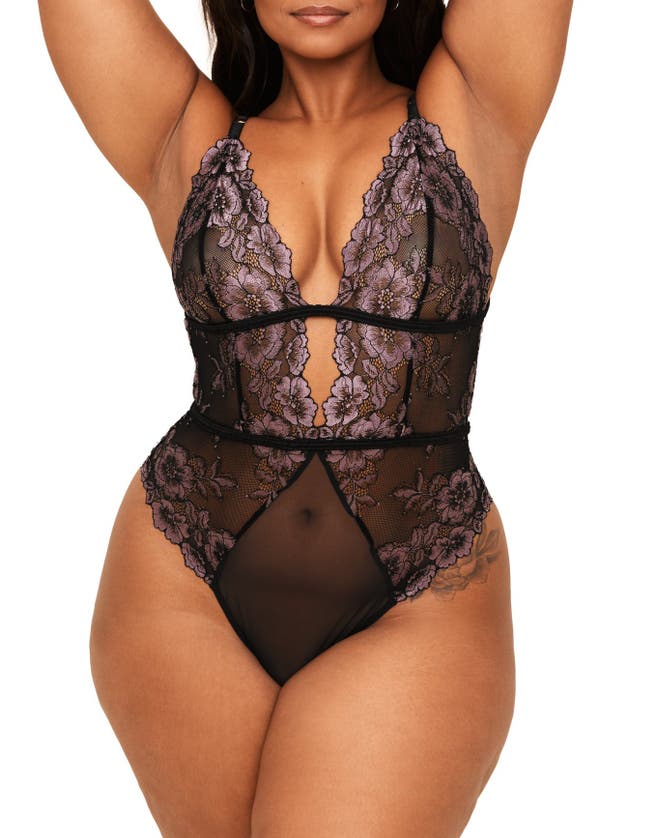 Shop Adore Me Calissa Bodysuit Lingerie In Black