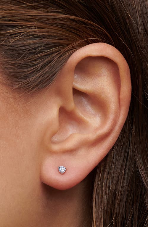 Kwiat Round Brilliant Cut Diamond & Platinum Stud Earrings In White 0.30 Ctw
