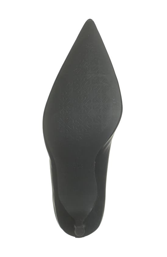 Linea Paolo Paris Pointed Toe Leather Pump In Black