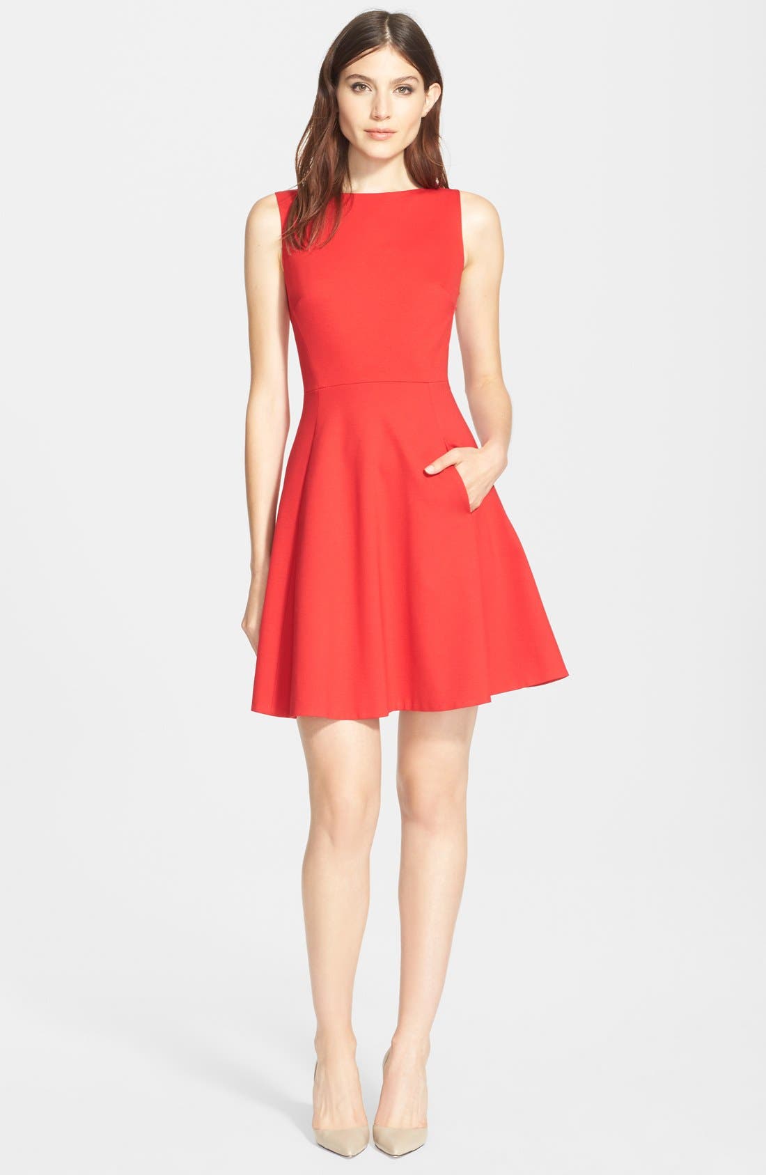 kate spade ponte fit and flare dress