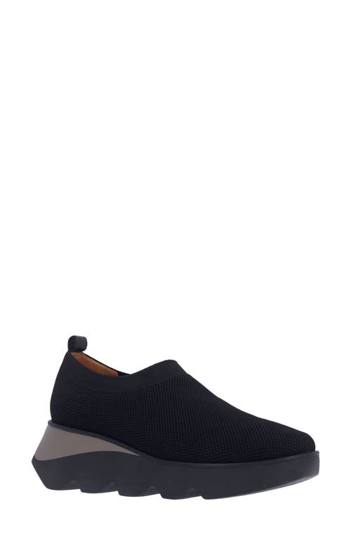 Shop L'amour Des Pieds Havanna Wedge Sneaker In Black