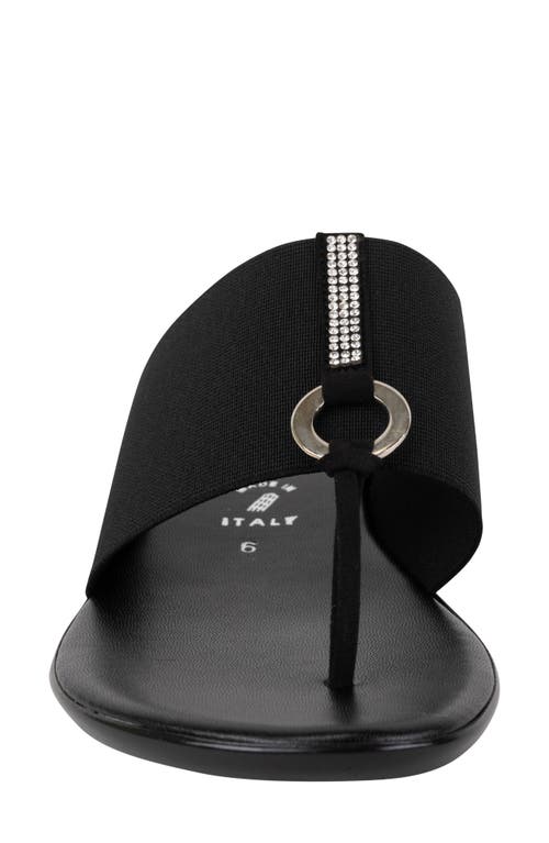 Italian Shoemakers Lillee Flip Flop In Black