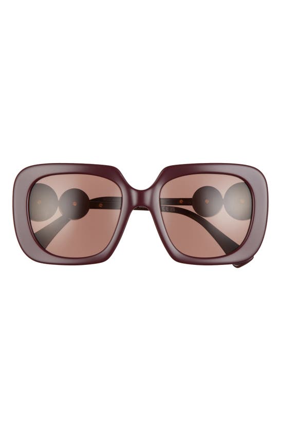 Versace 54mm Square Sunglasses In Gray